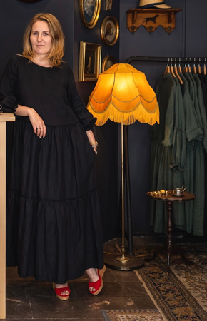 Sukienka lniana Fene