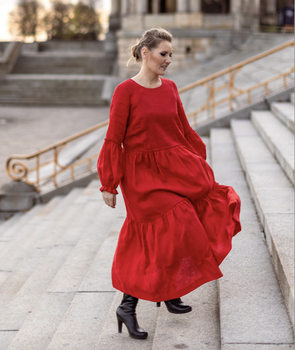 Sukienka lniana Fene