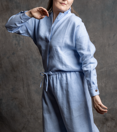 Lniana koszula Origami 