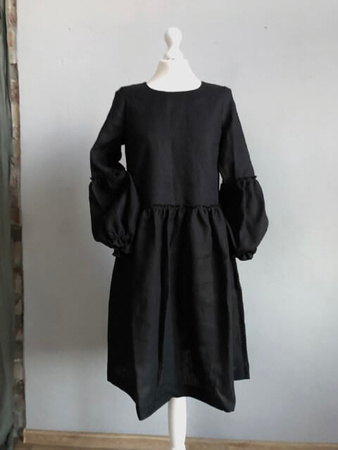 Sukienka lniana Fene krótka