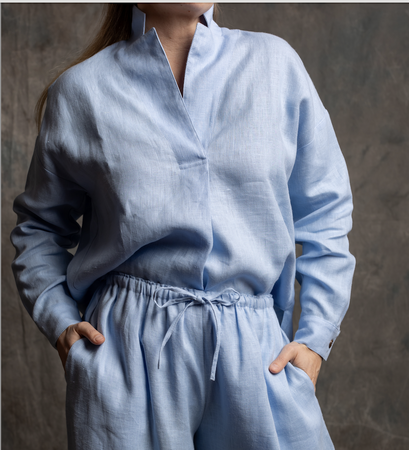 Lniana koszula Origami 