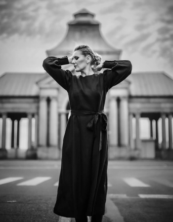 Suknia lniana Anna Shirley