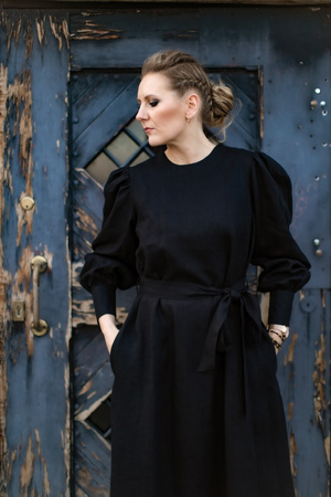 Suknia lniana Anna Shirley