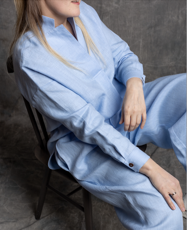 Lniana koszula Origami 