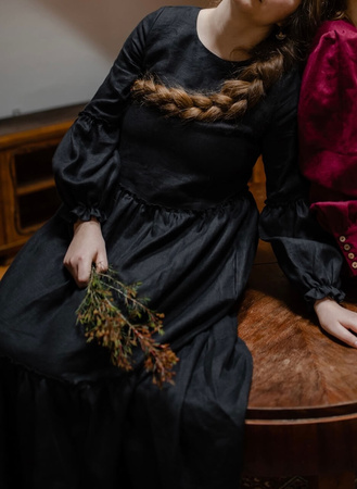 Sukienka lniana Fene