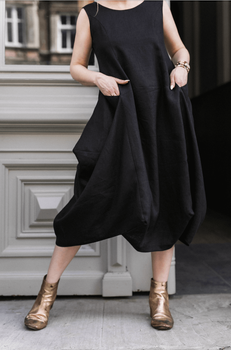 Sukienka lniana Tulipan