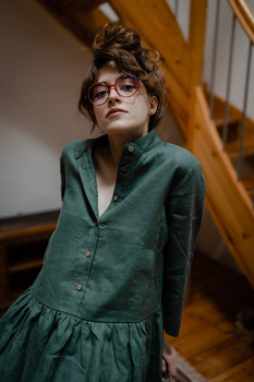 Sukienka lniana Mała Mi 